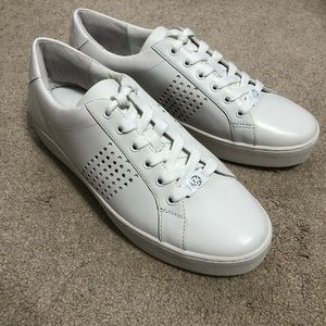 Michael Kors Poppy Leather Platform Sneakers